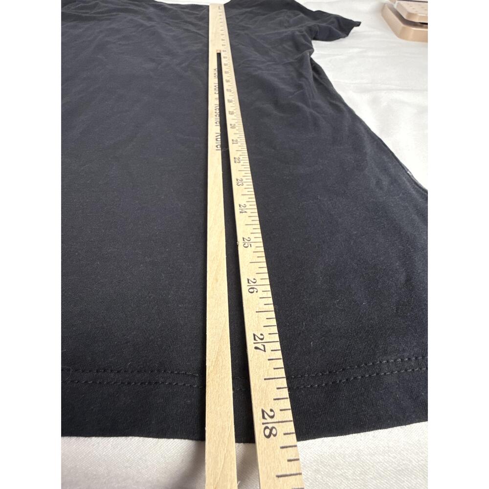 NWT Piper Blue Womens Black Cat Printed Graphic Detail TShirt Juniors Plus 2X - Picture 6 of 8